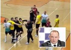 "Šādiem cilvēkiem nav vietas futbolā!" LFF prezidents saistībā ar Rīgā mača laikā notikušo kautiņu sola vērsties policijā