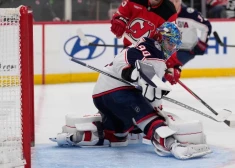 Merzļikina "Blue Jackets" uzvar "Devils" komandu. VIDEO