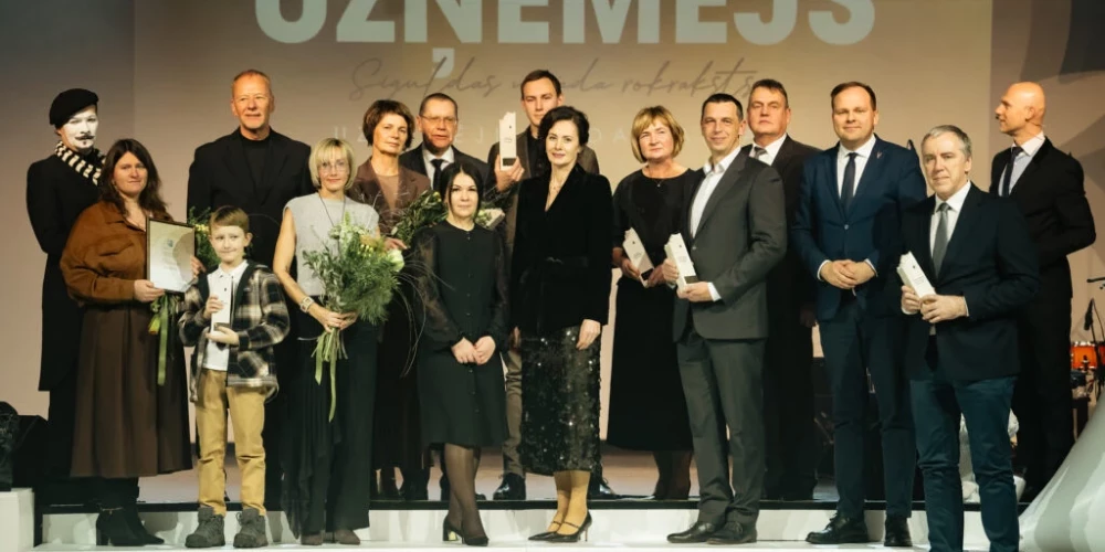 Siguldas novadā godināti “Uzņēmēju gada balvas 2024” laureāti.