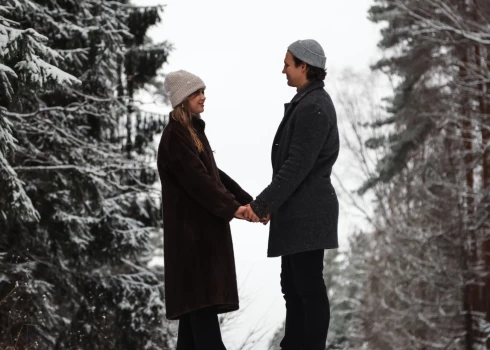 Operdziedātāja Brigita Reisone un Latvijas Nacionālā teātra aktieris Raimonds Celms.