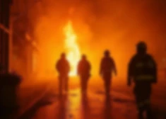 VIDEO: Ķīnā aizdegās kravas automašīna, kas pārvadāja parafīnu