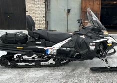 FOTO: nopirkts jauns sniega motocikls, ar ko apciemot zivis Dagdas apkaimes ezeros