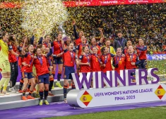 Spānijas dāmas sakauj vācietes un otro reizi pēc kārtas uzvar UEFA Nāciju līgā
