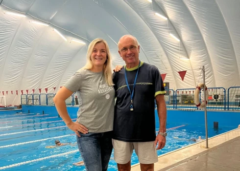 Siguldas Sporta skolas peldēšanas trenere Olita Viduce pārstāvēja Latviju World Aquatics treneru sertifikācijas kursos Budapeštā.