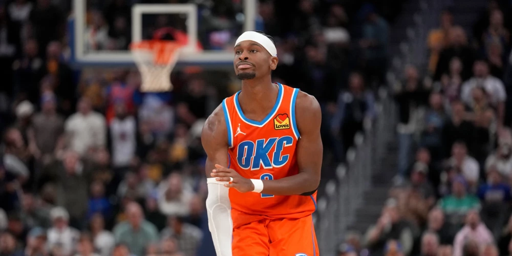 Šejs Gildžess-Aleksandrs turpina vest uz priekšu "Thunder". 