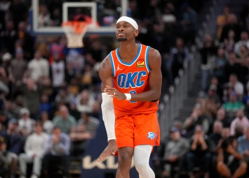 Šejs Gildžess-Aleksandrs turpina vest uz priekšu "Thunder". 