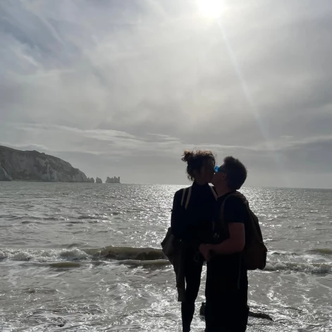 Toms un Ineta augustā ceļojumā.