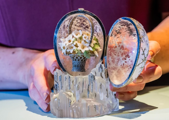 Viena no pēdējām privātīpašumā esošajām Faberžē olām pārdota par rekordlielu summu