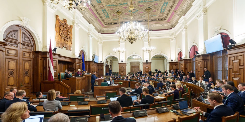 Saeimas 3.decembra sēde.