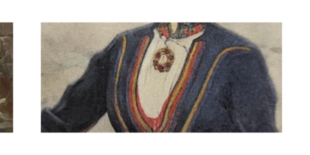 Jāņa Roberta Tillberga gleznas “Latviešu meitene” .