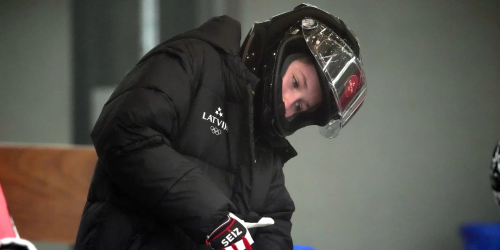 Latvijas vadošā bobsleja pilote Amēlija Kotāne.