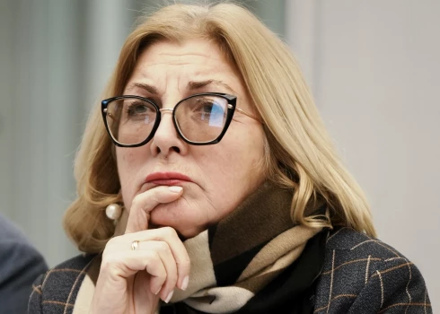 Внефракционный депутат Сейма Скайдрите Абрама.