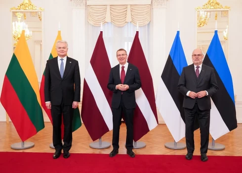 Встреча президентов стран Балтии.