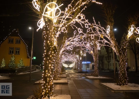 Ogres novadā Ziemassvētku noskaņa.