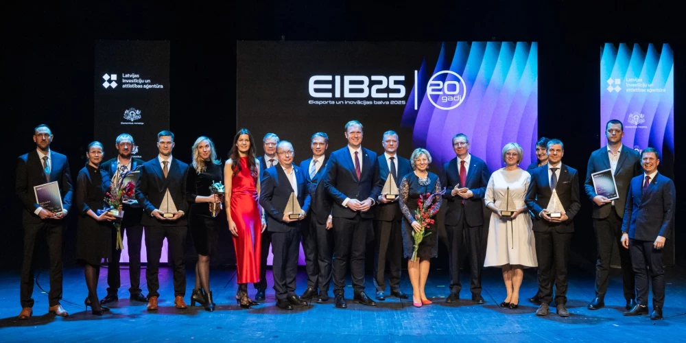 "Eksporta un inovācijas balva" laureāti (publicitātes foto)