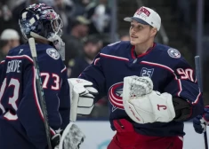 Merzļikins izcīnījis savu 100. uzvaru NHL karjerā