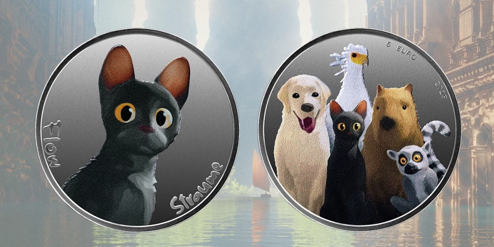 Банк Латвии выпускает серебряную монету по мотивам «Потока».