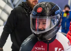 Bobslejistes Amēlija Kotāne un Justīne Bērziņa Ziemeļamerikas kausā Pārksitijā izcīna devīto vietu