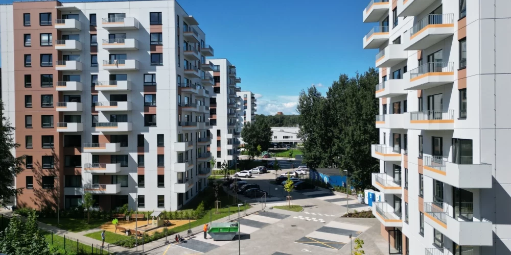 Новый проект квартир Deglava Gleznotāju Rezidence.