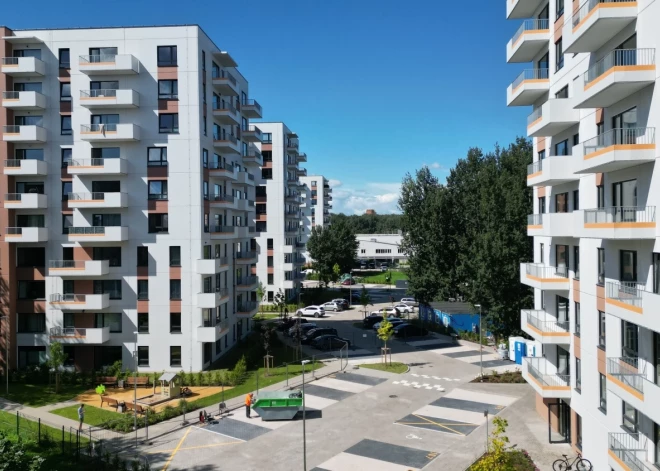 Новый проект квартир Deglava Gleznotāju Rezidence.