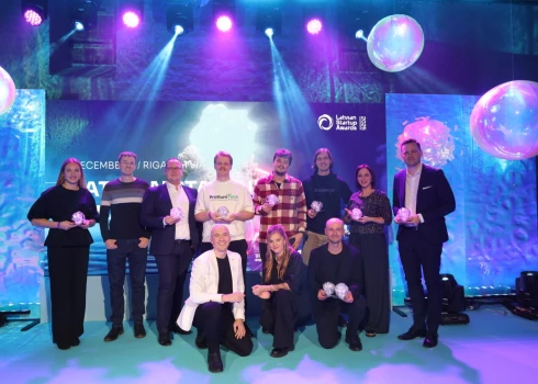 Latvijas Jaunuzņēmumu gada balvas pasniegšanas pasākums.