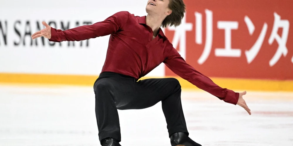 Latvijas daiļslidotājs Deniss Vasiļjevs.