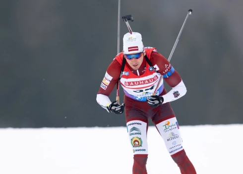 Latvijas biatlonists Andrejs Rastorgujevs.