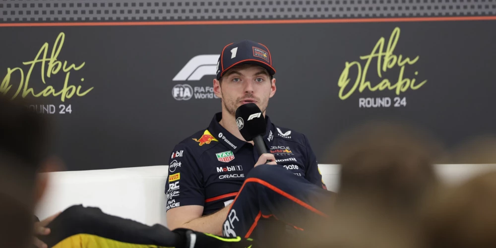 "Red Bull" pilots Makss Verstapens.