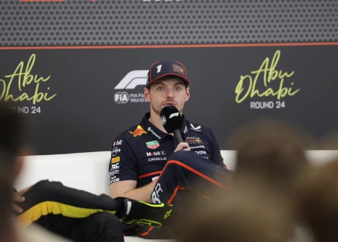 "Red Bull" pilots Makss Verstapens.