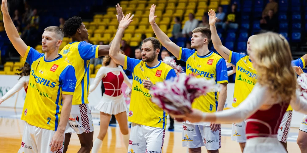 "Ventspilij" Tallinā uzvara pagarinājumā LIBL spēlē ar "Kalev"/"Cramo".