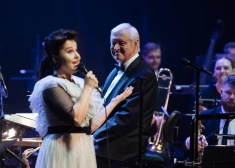 FOTO: ar vērienīgu simfodžeza koncertu nosvinēta diriģenta Jēkaba Ozoliņa 80. jubileja