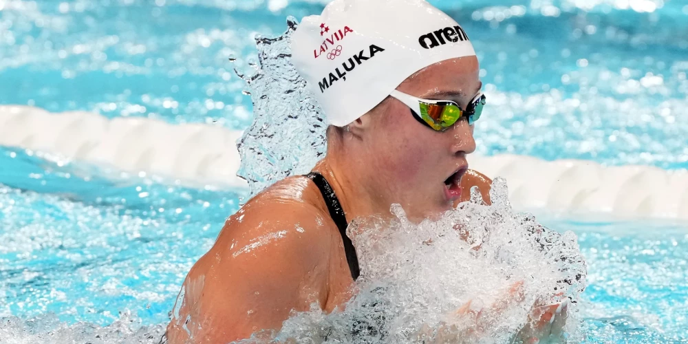 Latvijas peldētāja Ieva Maļuka