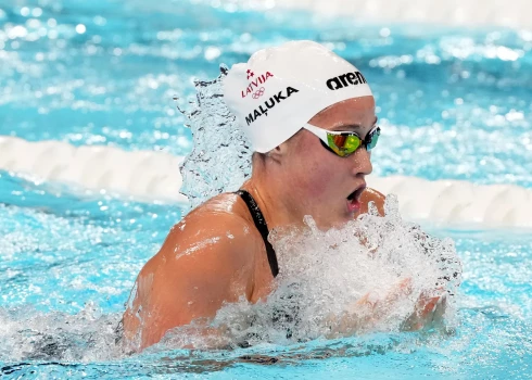 Latvijas peldētāja Ieva Maļuka