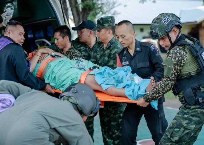 Taizeme veic gaisa triecienus Kambodžai