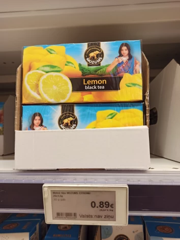 "Nezināmas izcelsmes" teja.