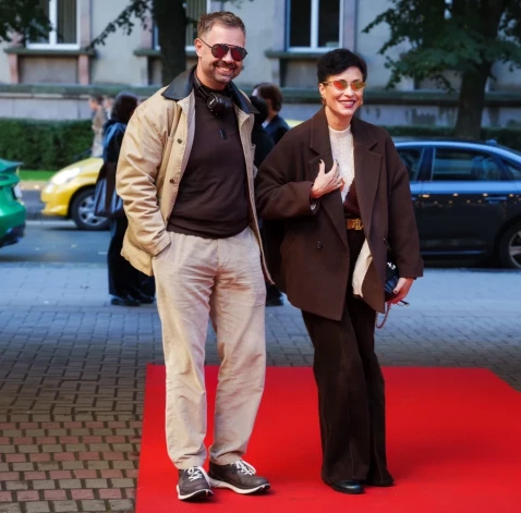 Иева Адамс и ее возлюбленный Владимир.