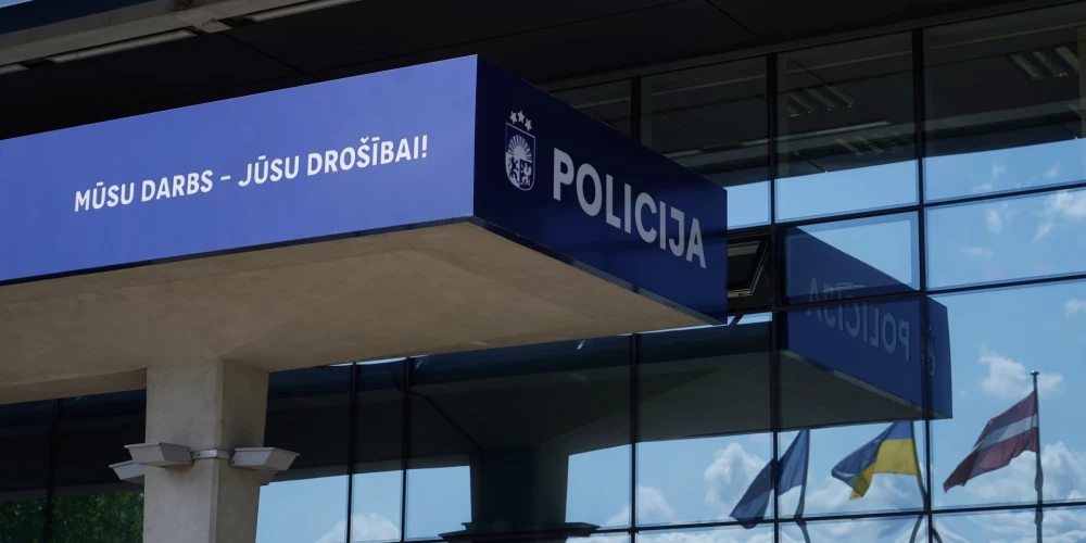 Valsts policijas centrālā ēka.