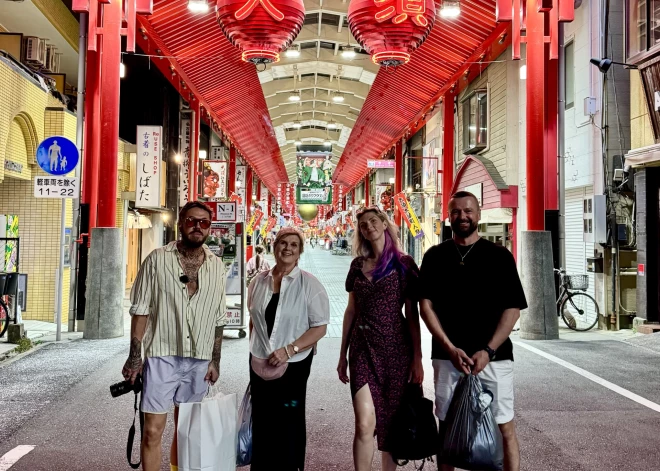 Pašmāju ceļošanas šovā "Četri uz koferiem" dalībnieki devušies uz eksotisko Japānu.