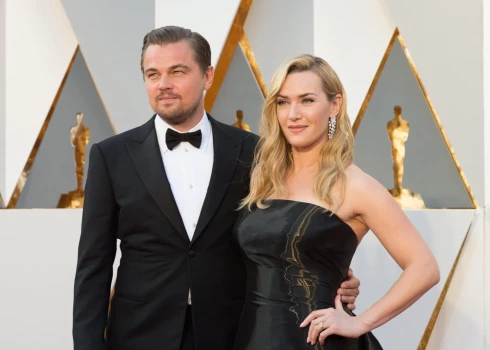 Keita Vinsleta un Leonardo Dikaprio 2016. gadā.