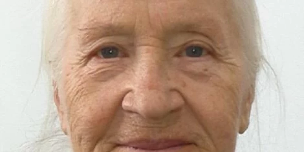 Policija meklē pazudušu sievieti.