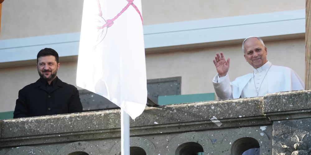 Zelenskis Itālijā tiekas ar pāvestu Leonu XIV.