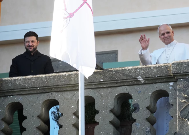 Zelenskis ar tikšanos pie pāvesta sāk svarīgu vizīti Itālijā