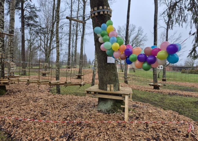 Blīdenē atklāta jauna aktīvās atpūtas vieta