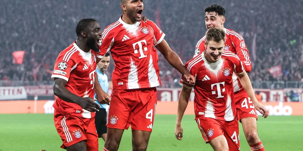 "Bayern" līksmo par vārtu guvumu pret "Sporting"