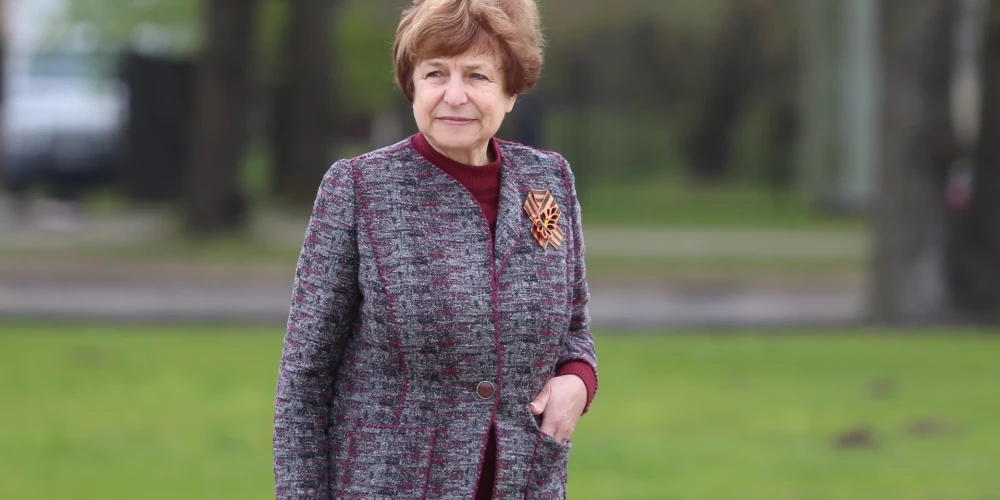Bijusī Eiropas Parlamenta deputāte Tatjana Ždanoka.