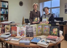 Latgales Centrālā bibliotēka saņēmusi vērtīgu dāvinājumu - grāmatas ukraiņu valodā