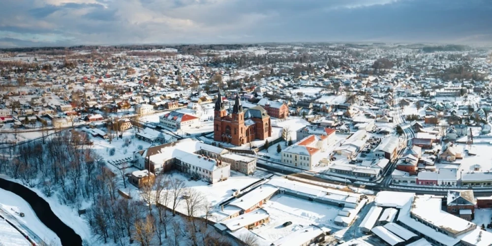 Резекне зимой.