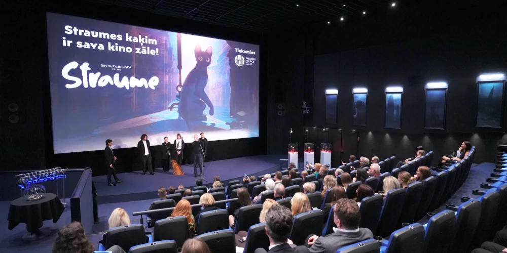 Kinoteātrī "Splendid Palace" atklāta Straumes zāle.