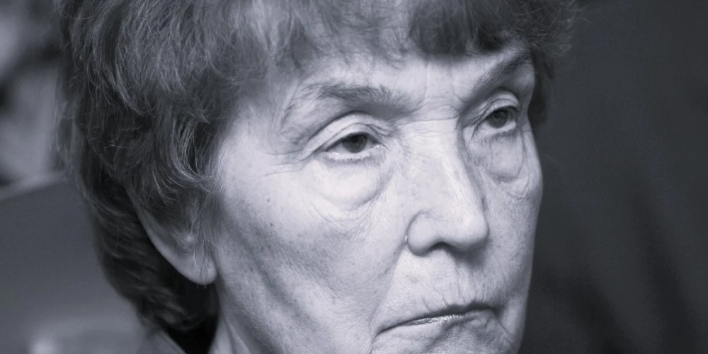 89 gadu vecumā mūžībā devusies izmeklētāja Rita Aksenoka.