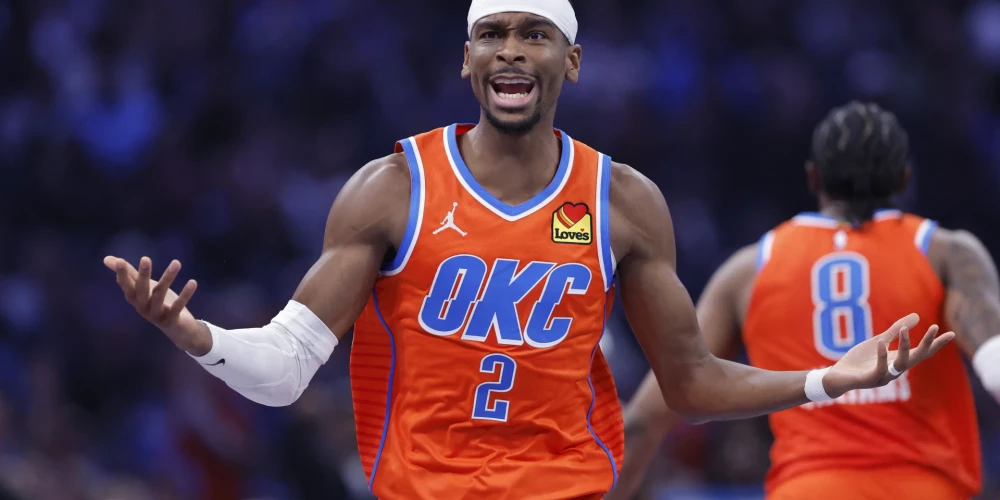Oklahomasitijas "Thunder" basketbolisti turpina aizvadīt vēsturisku sezonu.